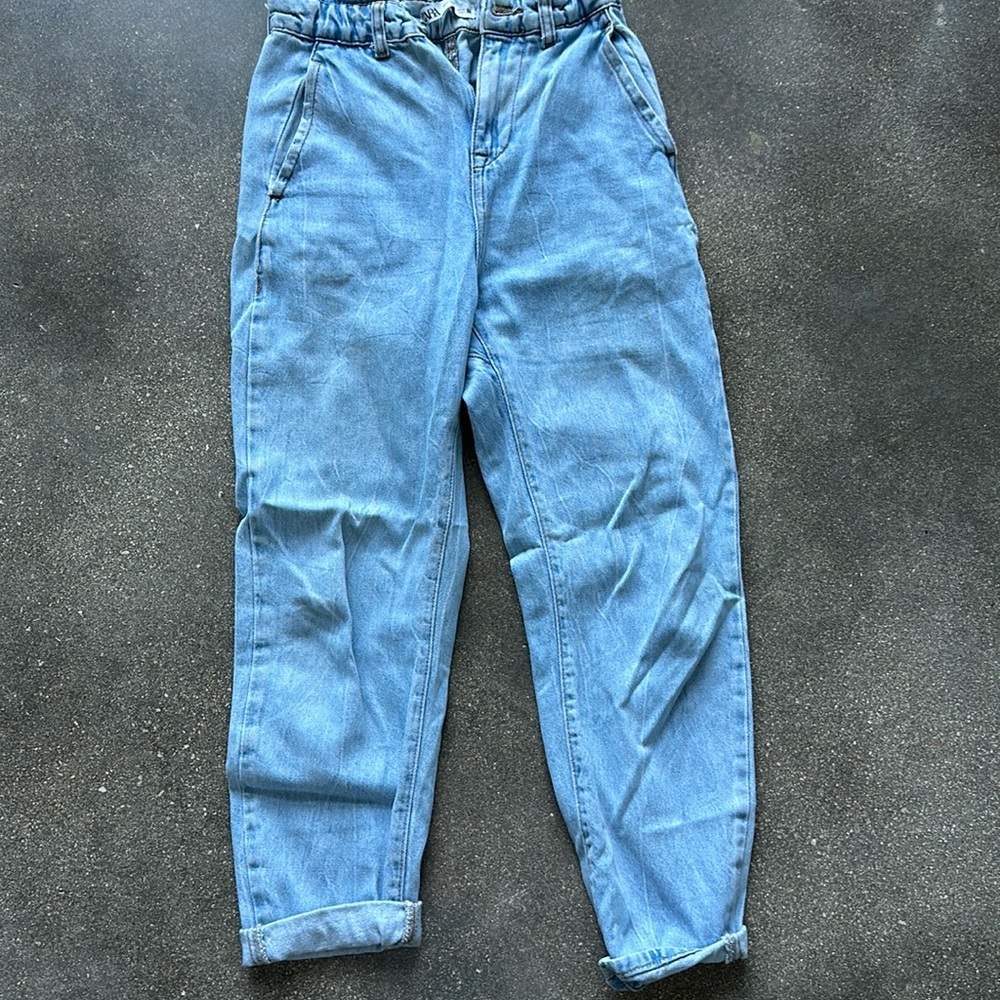 Baggy Zara jeans with elastic waist